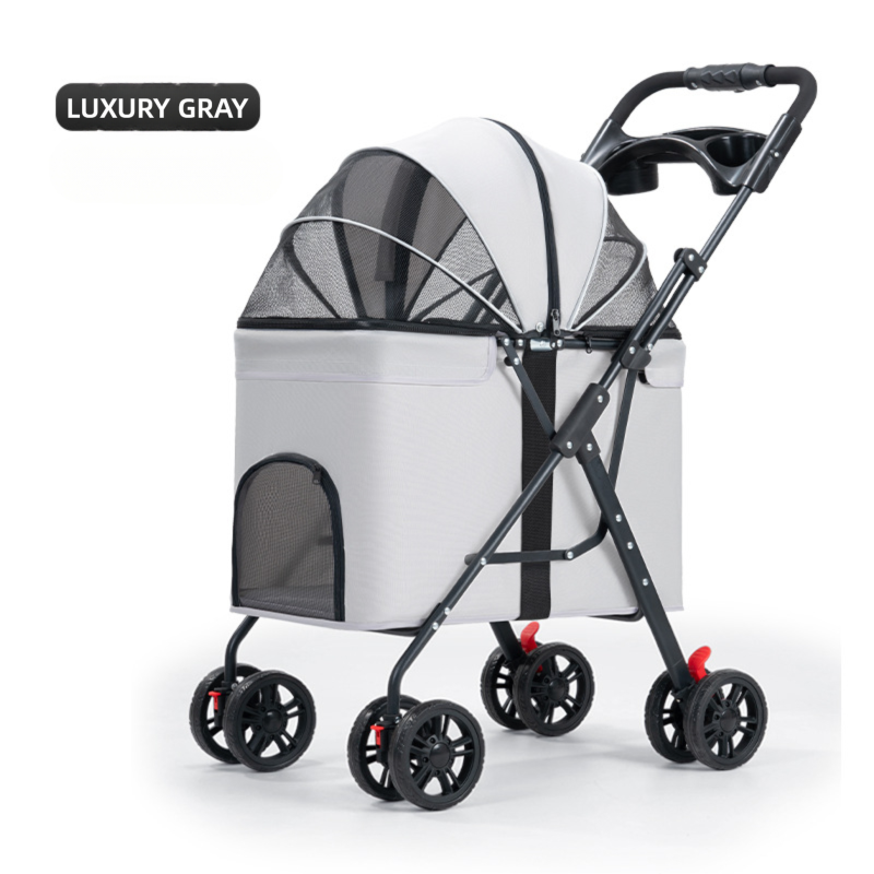 Zoravellion Medium And Large Foldable Dog Pet Stroller